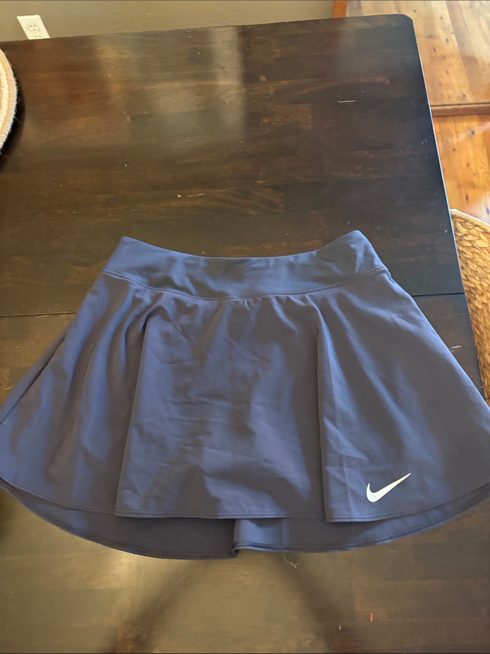 Nike Dark Purple Tennis Skirt with Swoosh